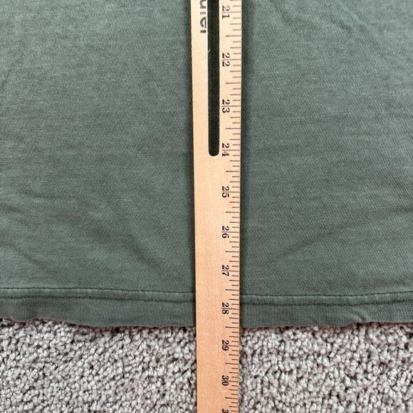 St Thomas Shirt Mens Extra Large Green White Virgin Islans USVI Casual FLAW - Picture 7 of 12